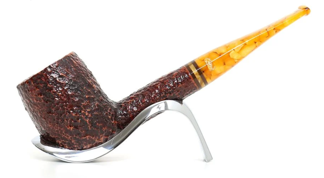 SAV75B-111 Savinelli Miele 111 Brownblast Rustic 6mm filter pipe - Image 2