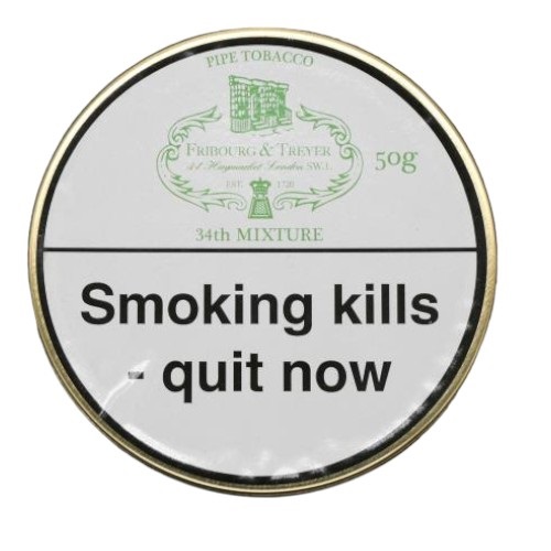 Fribourg and Treyer 34th Mixture Pipe Tobacco - 50g Tin