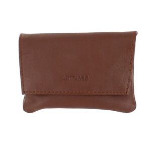 Lamb Skin Mini Button Pouch Paper Holder - PO29T