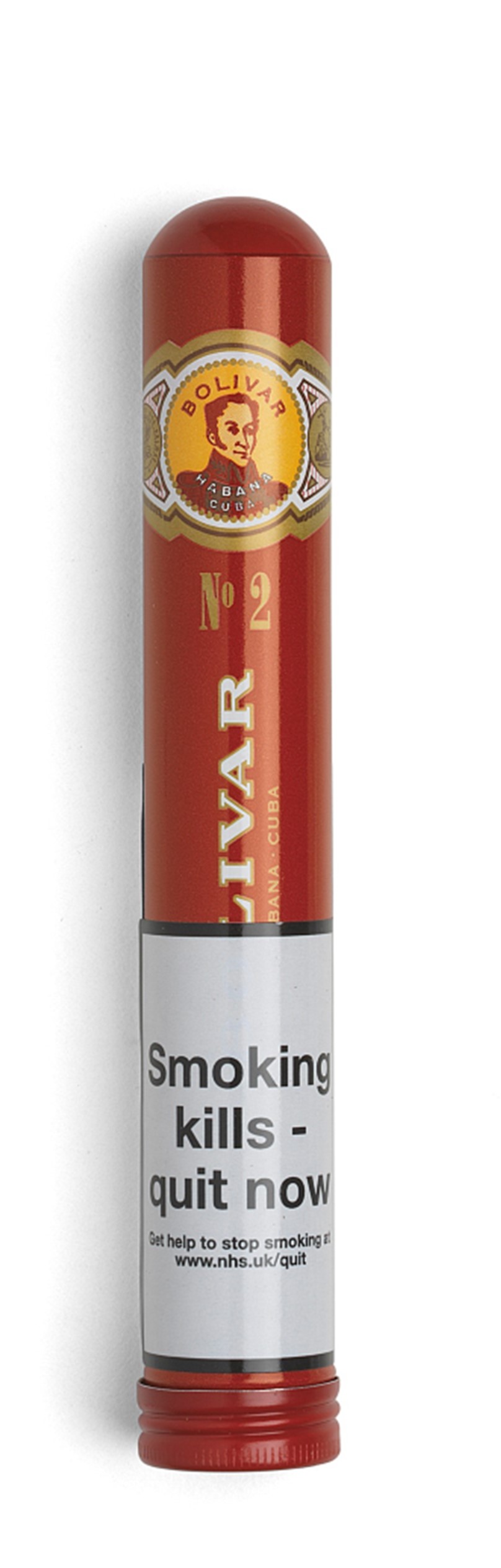 Bolivar Tubos No.2 - Box of 25 Cigars Tubos - Image 2