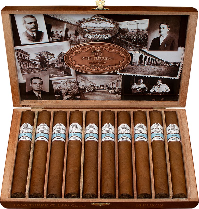 Casa Turrent 1880 Claro Double Robusto - Box of 10 Cigars