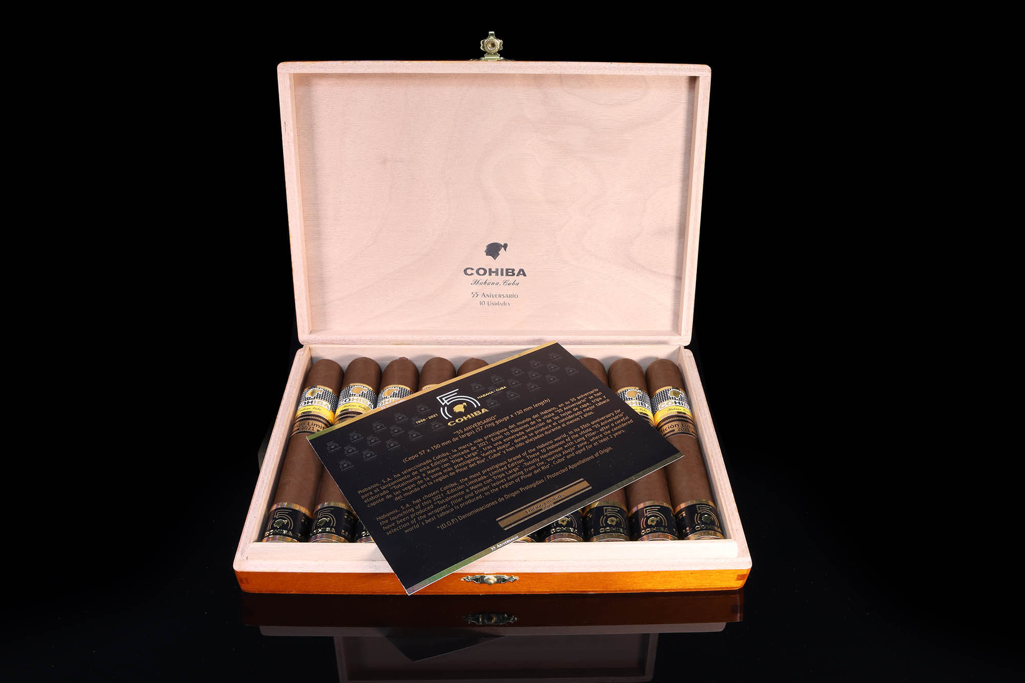 Cohiba 55 Aniversario Cigar (2021 Limited Edition) – Box of 10 - Image 11