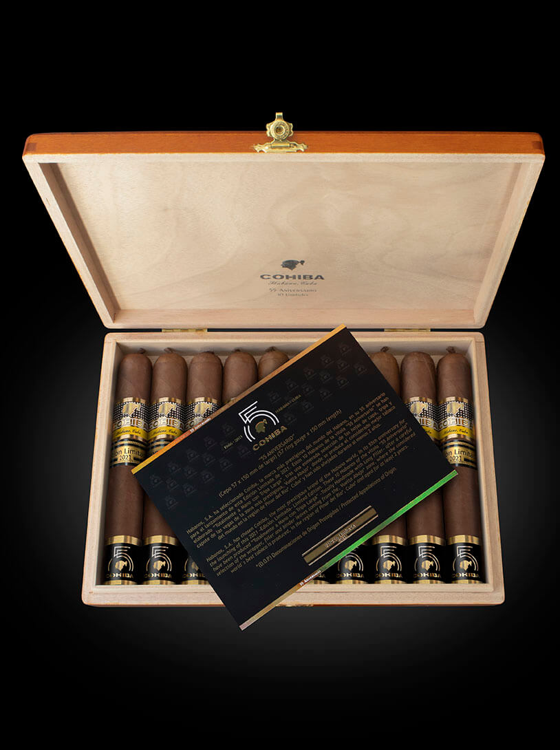 Cohiba 55 Aniversario Cigar (2021 Limited Edition) – Box of 10 - Image 9