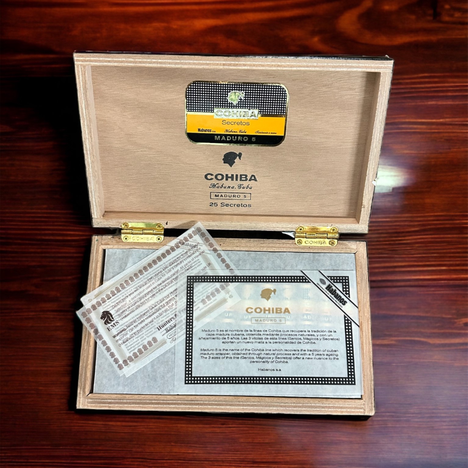 Cohiba Maduro 5 Secretos - Box of 25 Cigars - Image 3