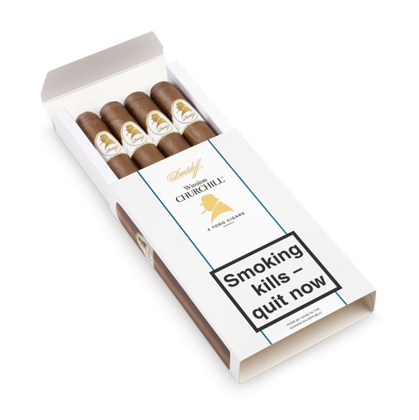 Davidoff "Winston Churchill" Churchill (Aristocrat) -Pack of 4 Cigars