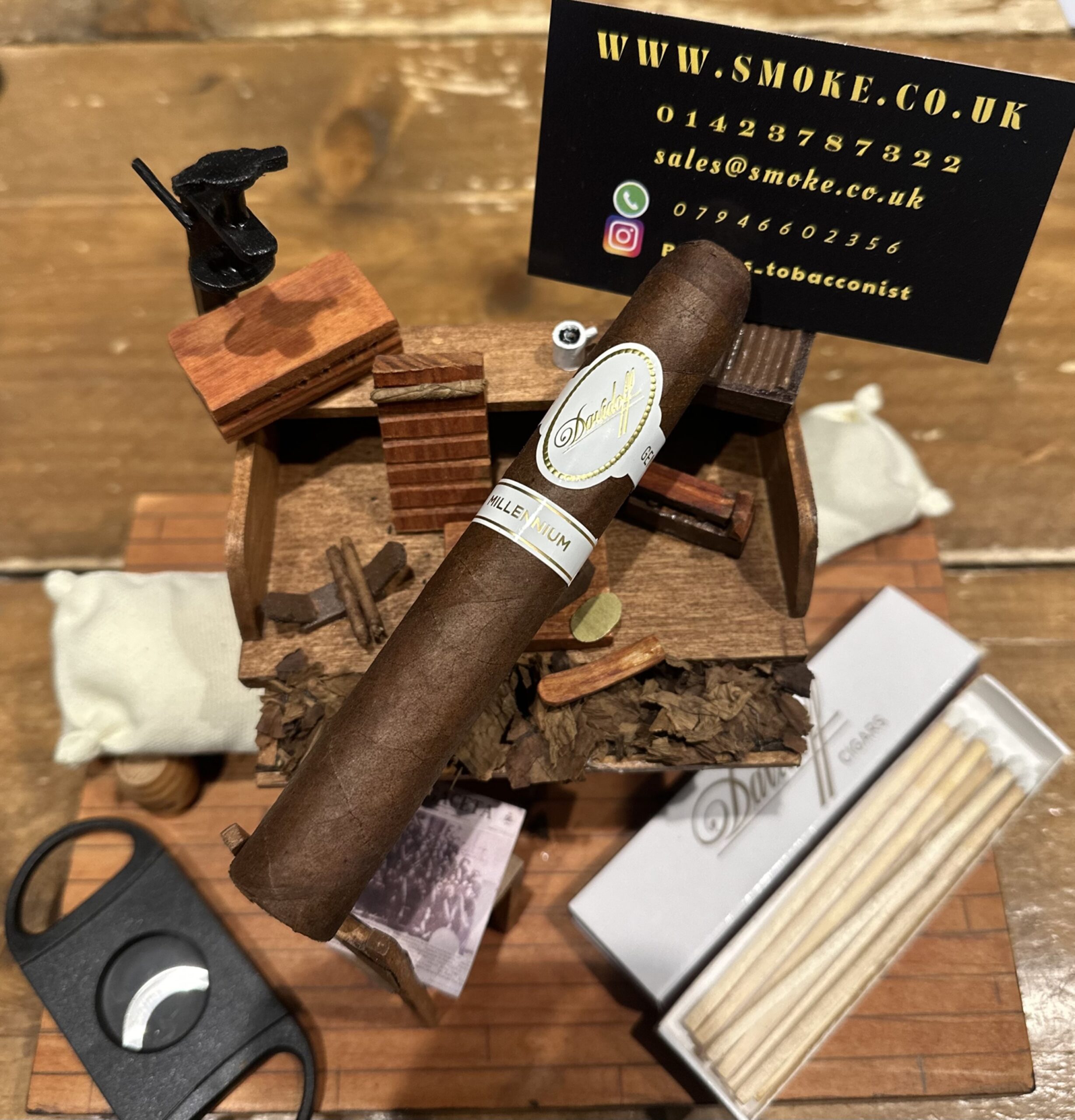 Davidoff Millennium Robusto- Pack of 4 Cigars - Image 2