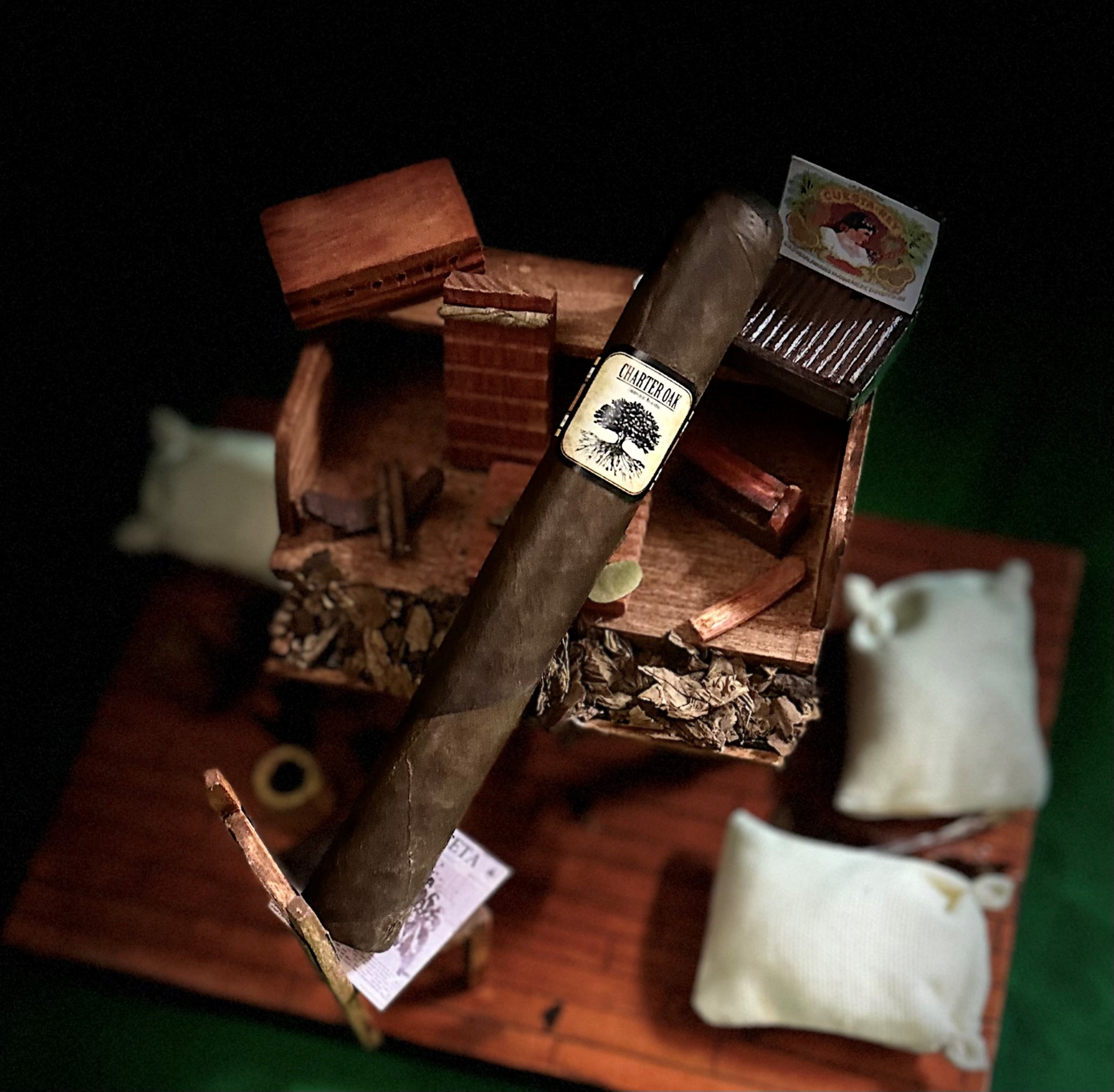 Foundation Charter Oak CT Broadleaf Lonsdale- Box of 20 Cigars - Image 4