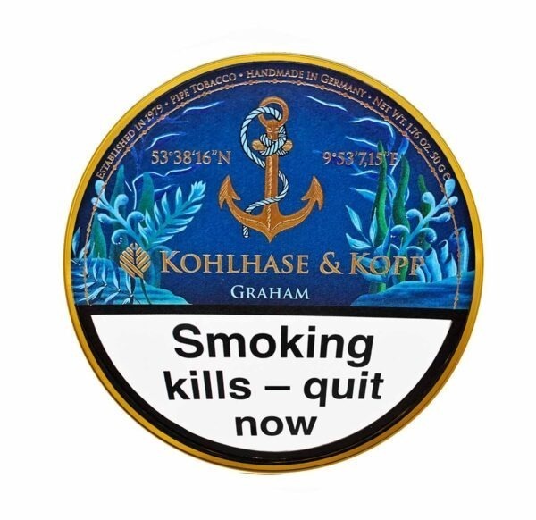 Kohlhase and Kopp Caribbean Blue Graham Pipe Tobacco - 50g Tin