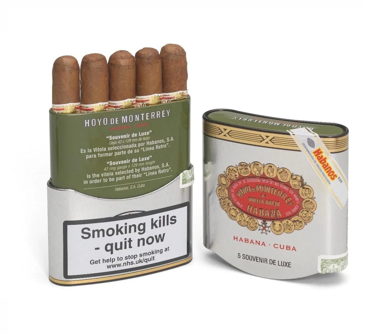 Hoyo De Monterrey Souvenir de Luxe - Tin of 5 Cigars