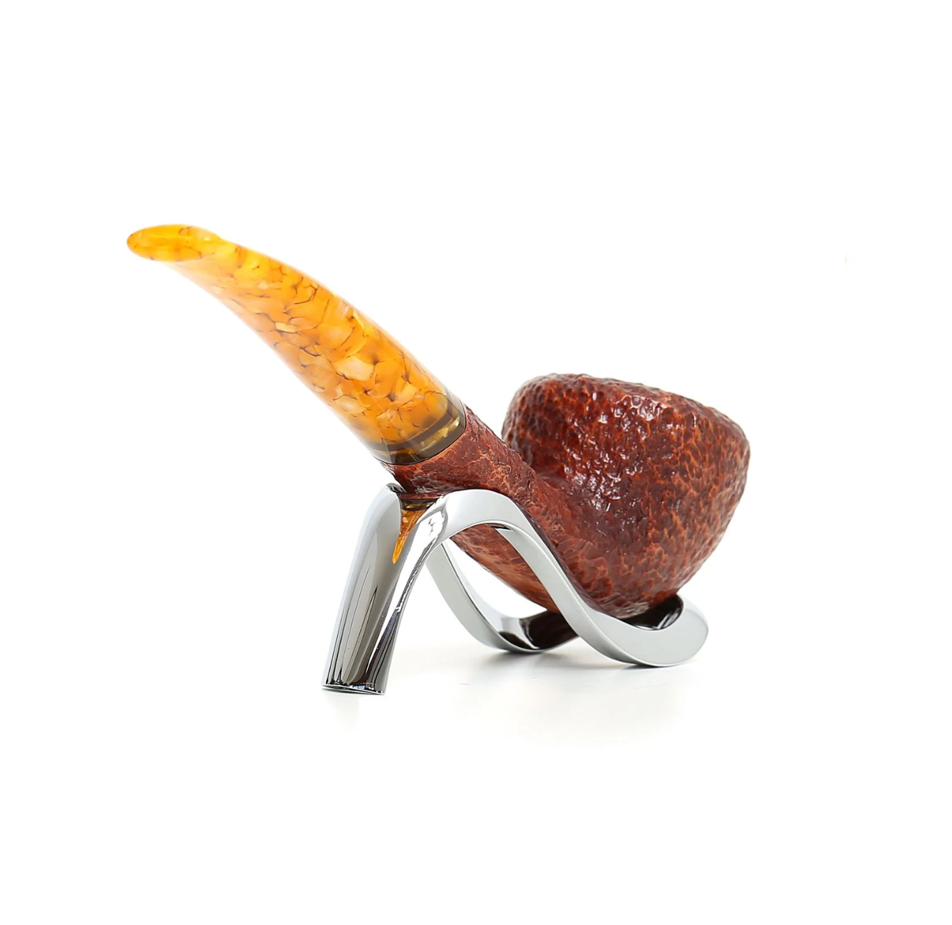 SAV75B-316 Savinelli Miele 316 Brownblast Rustic 6mm Filter Pipe - Image 3