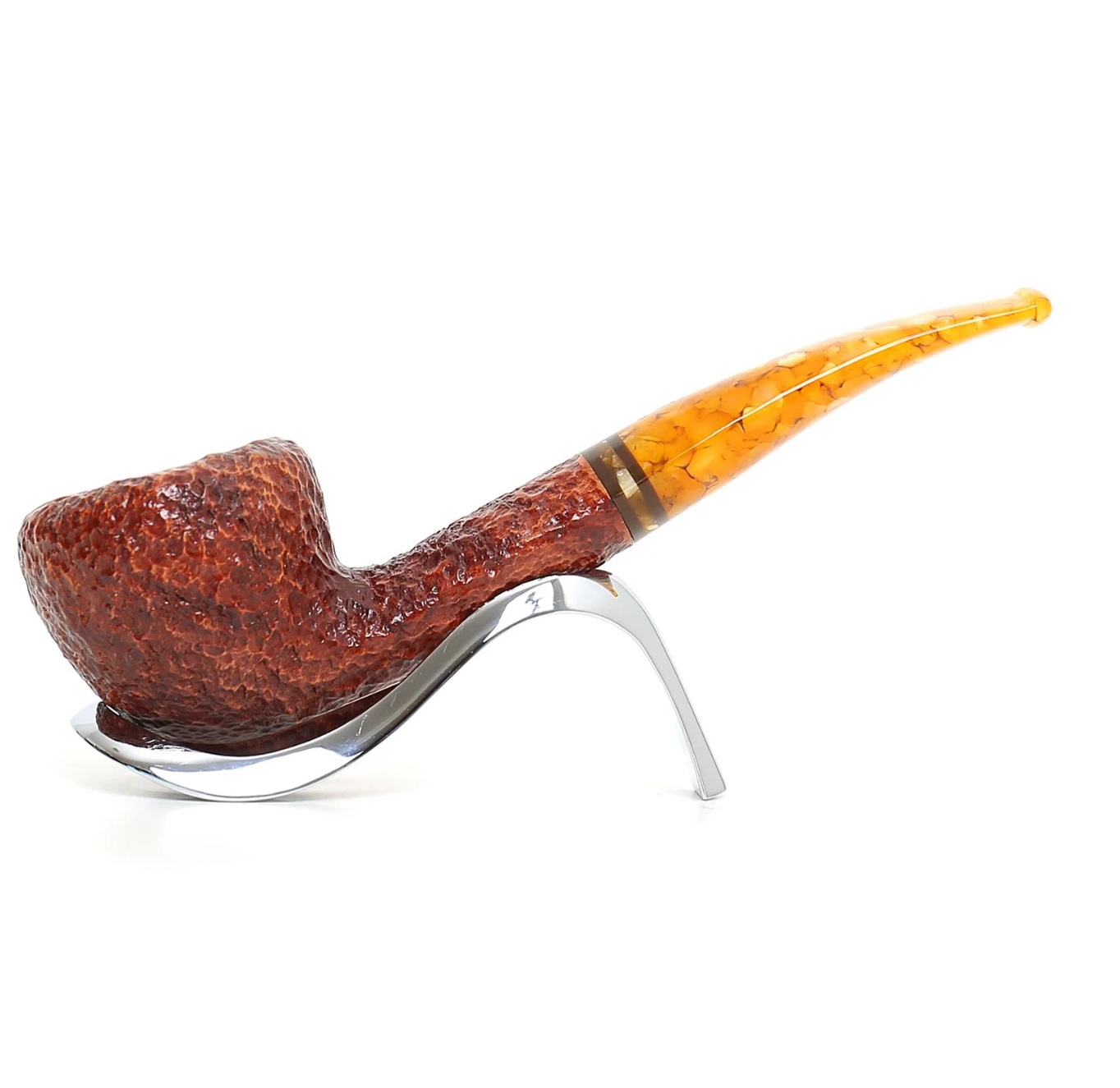 SAV75B-316 Savinelli Miele 316 Brownblast Rustic 6mm Filter Pipe