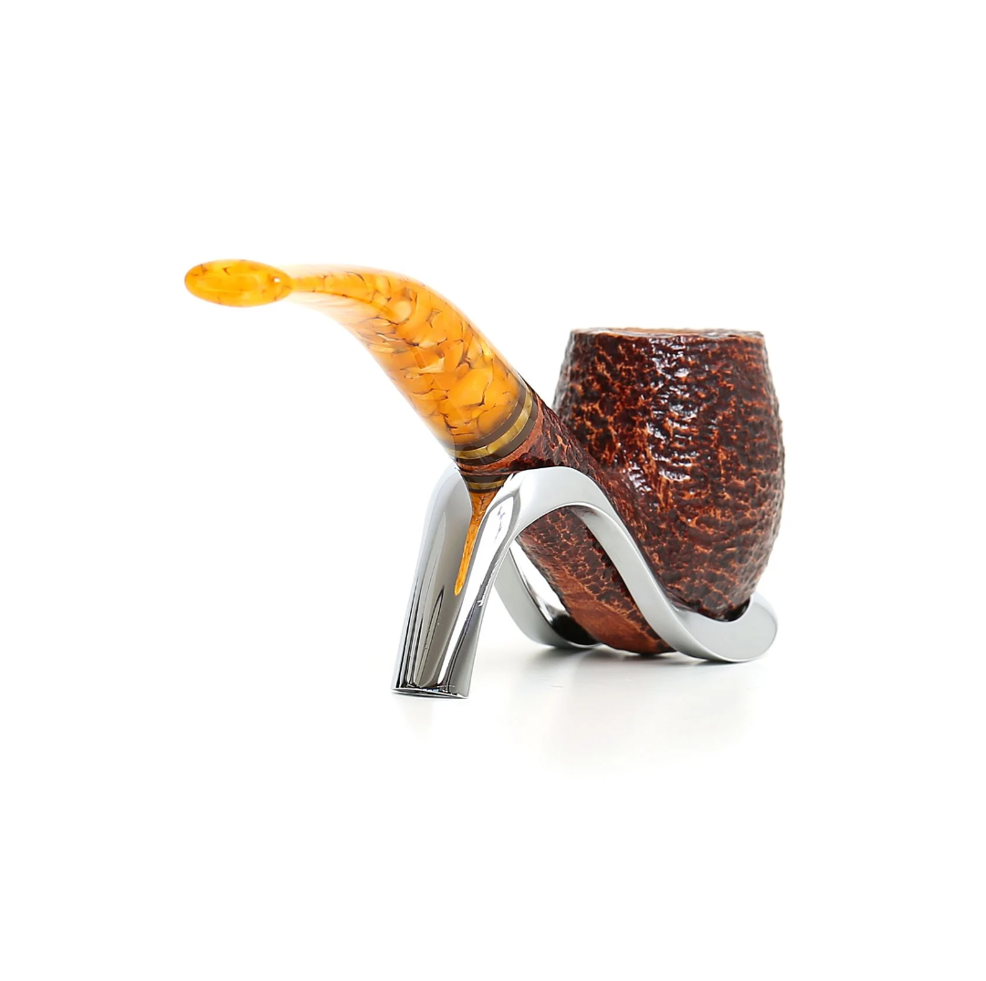 SAV75B-670 Savinelli Miele 670 Brownblast Rustic 6mm filter pipe - Image 3