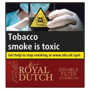 Royal Dutch Mini Double Filter Cigarillos-Pack of 10