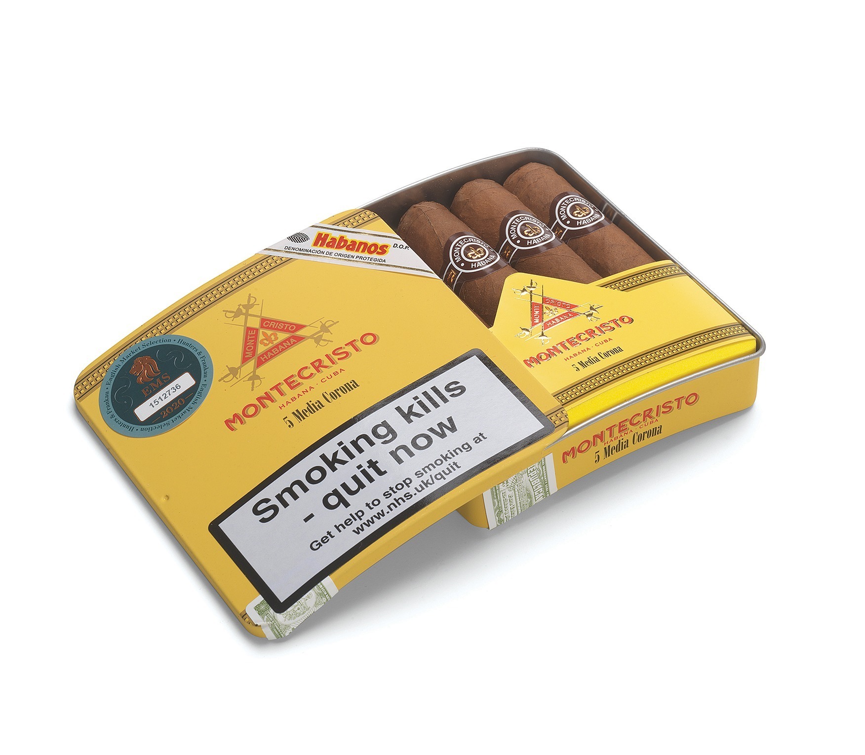 Montecristo Media Corona - Tin of 5 Cigars