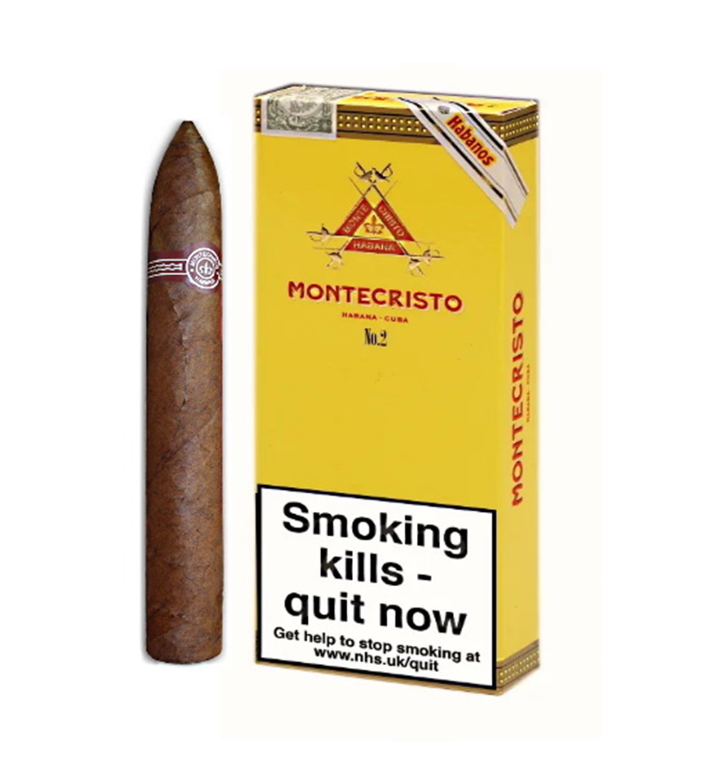 Montecristo No.2- Pack of 3 Cigars