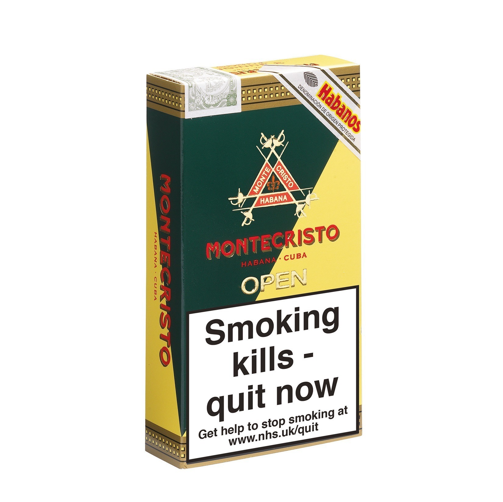 Montecristo Open J Tubos - Pack of 3 Cigars