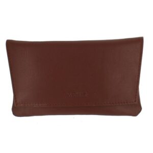 Lamb Skin Button Pouch with Paper Holder - PO21T