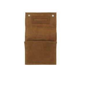 Tan Calf Skin Roll Up pouch with Paper Holder - PO27CBR