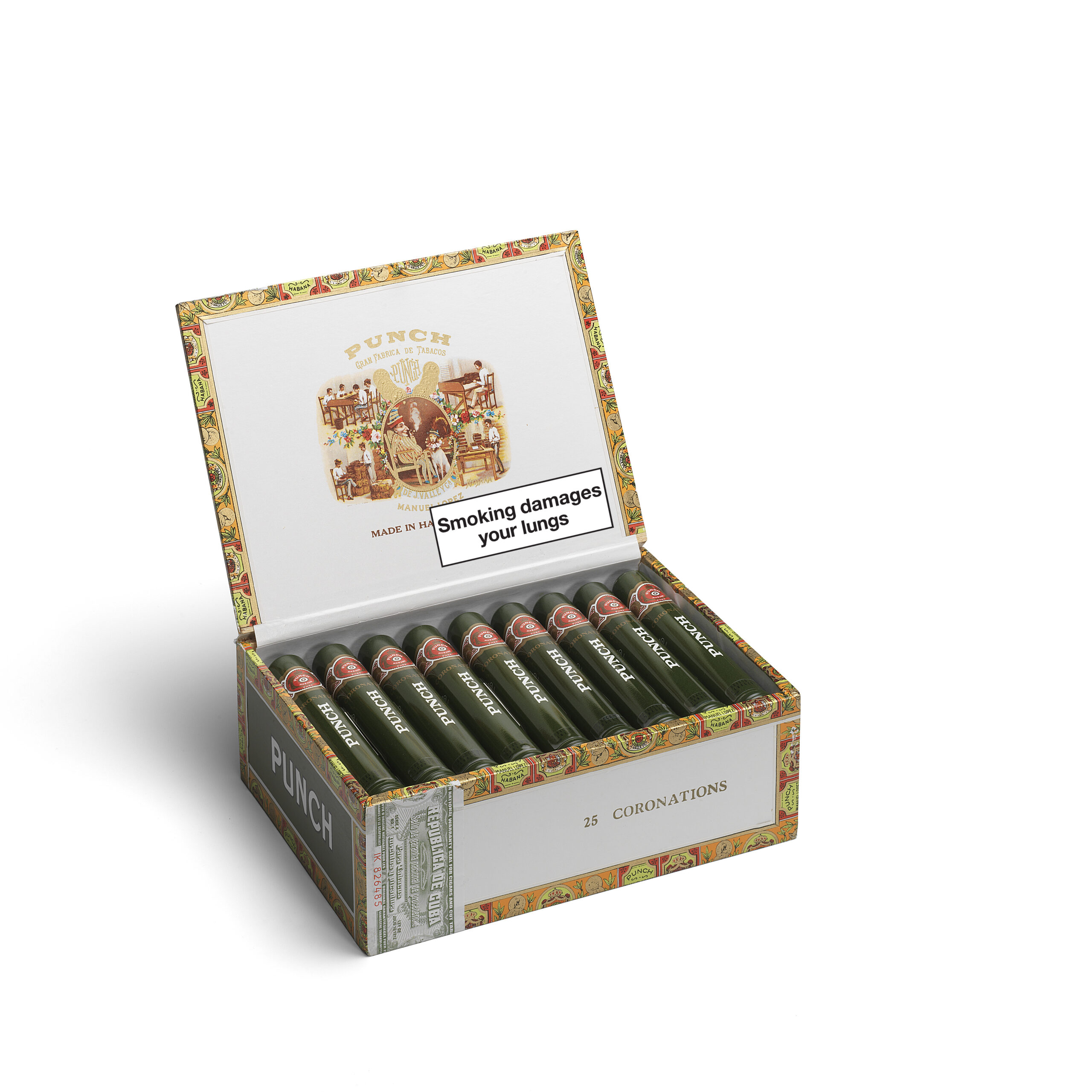 Punch Coronations in Cedar Lined Tubes - Box of 25