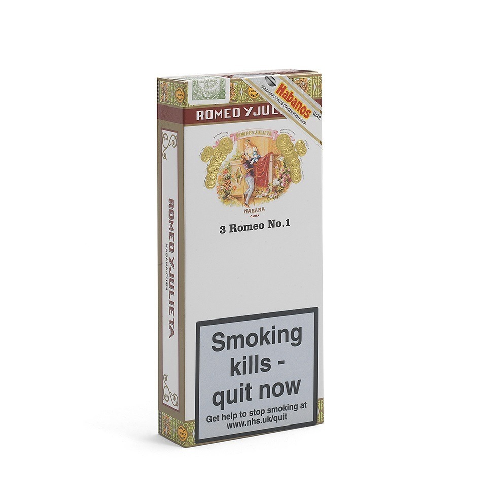 Romeo Y Julieta No.1 Tubos- Pack of 3 Cigars