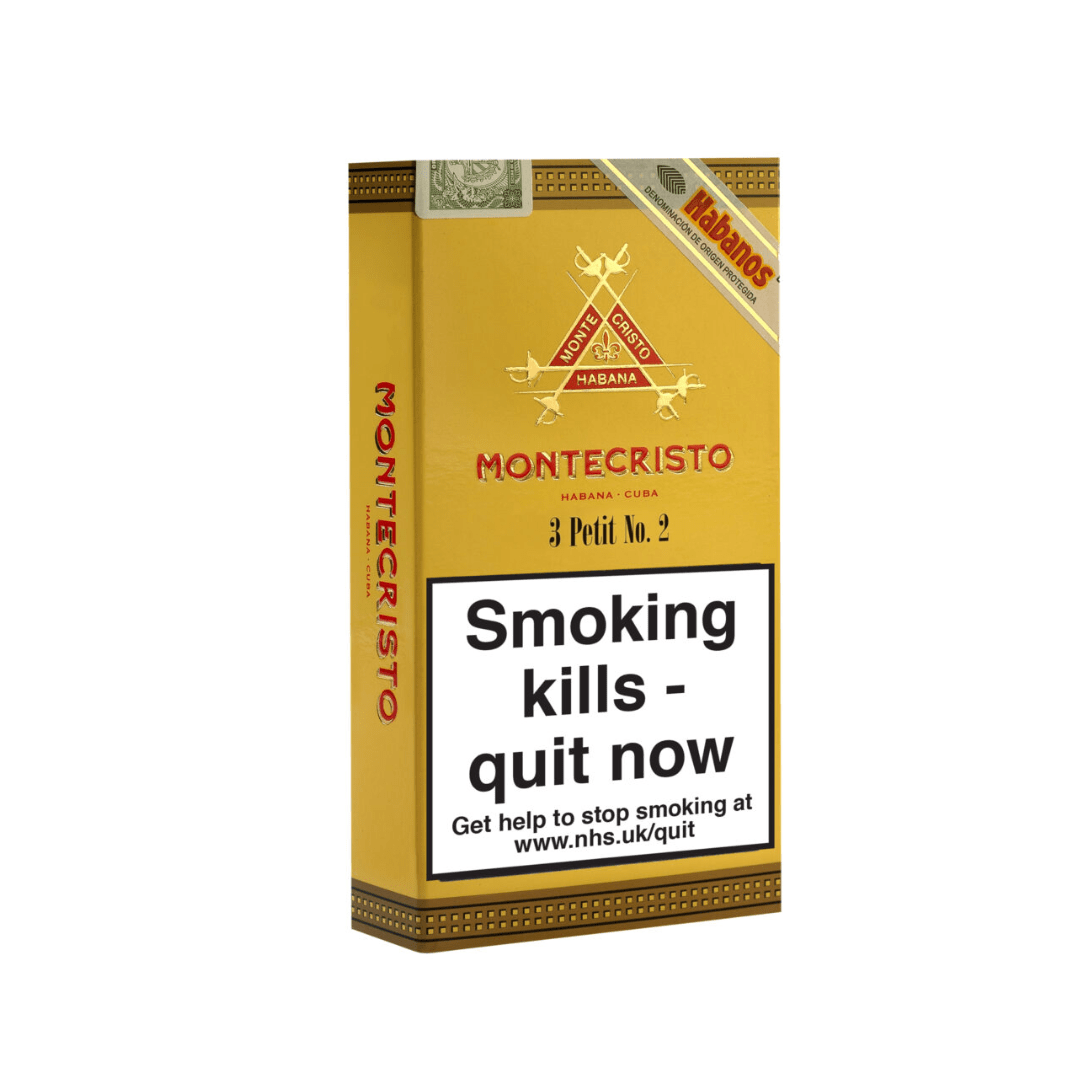 Montecristo Petit No.2 Tubos - Pack of 3 Cigars