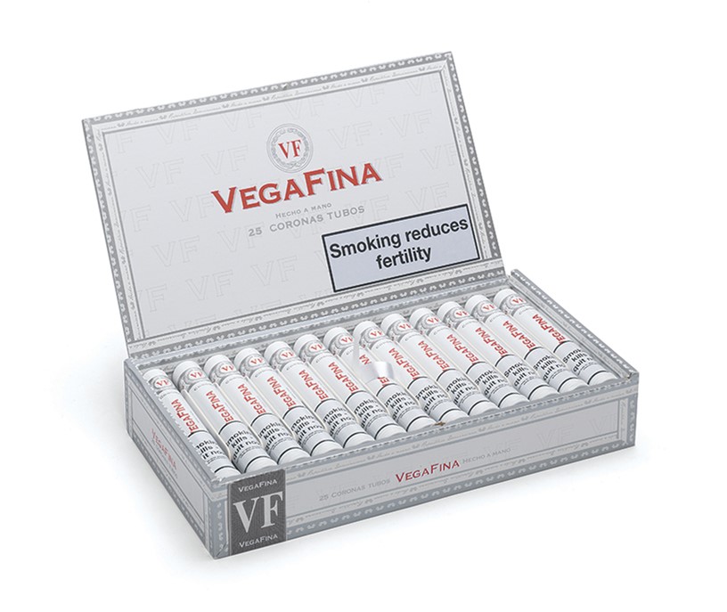 Vega Fina Corona Tubed- Box of 25 Cigars