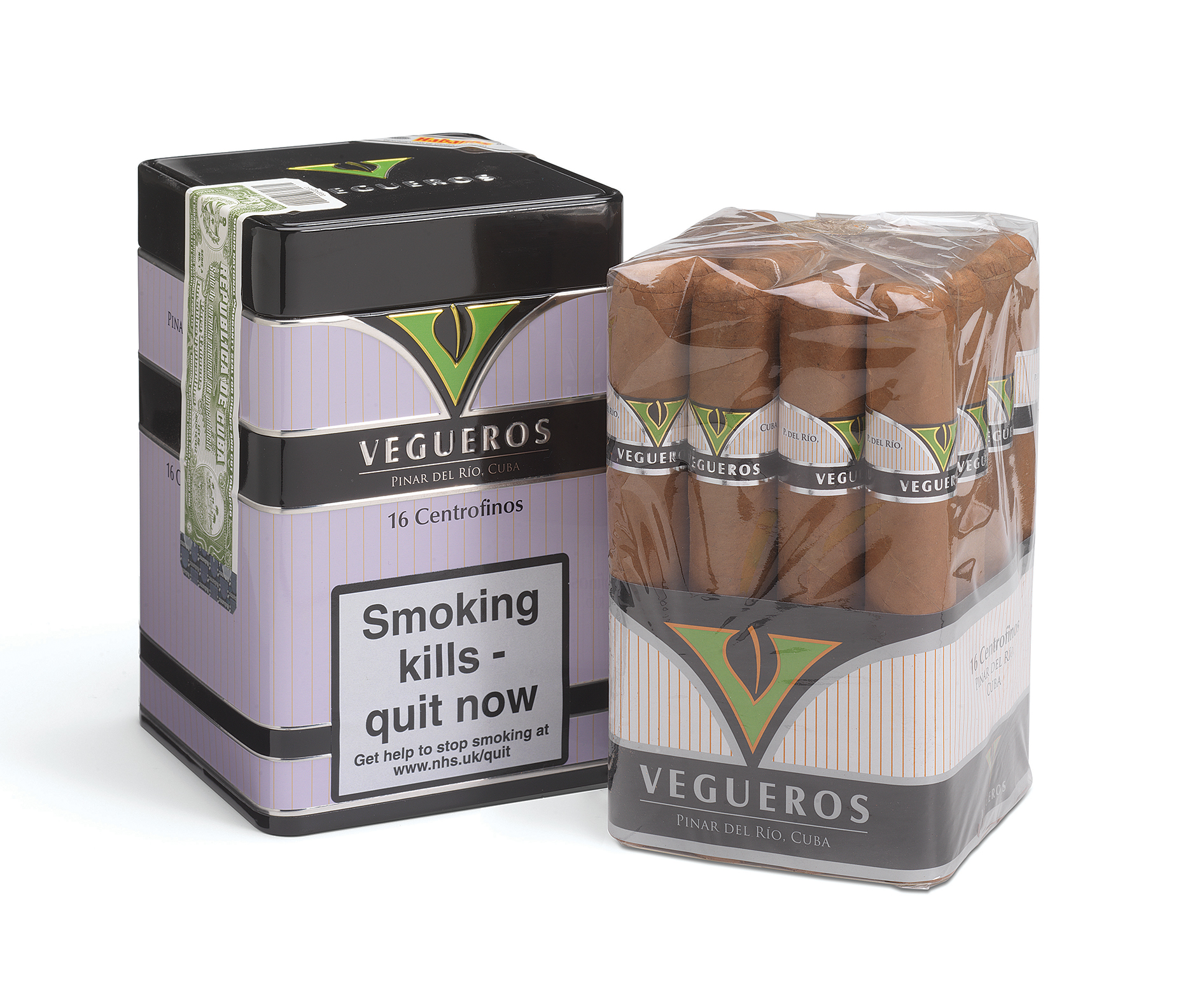 Vegueros Centrofinos - Tin of 16 Cigars