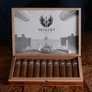Trident Military Cigars The Warspite Belicoso Pyramid - Box of 10 Cigars