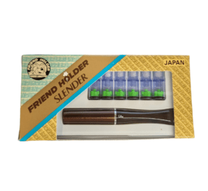 Friend Holder Slender Cigarette Holder with Filter Cartridges - Bronze
