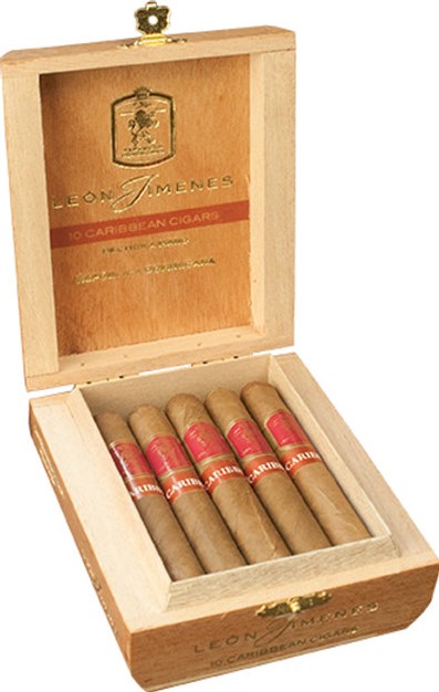 Leon Jimenes Series Petites Caribbean (Rum)- Box of 10 Cigars