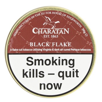 Charatan Black Flake Pipe Tobacco 50g