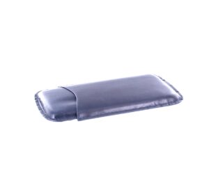 CAS59 Blue leather 3 finger Corona Case