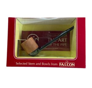 Falcon nickel plated pipe with Dublin hunter bowl
