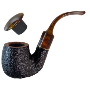SAV42 - 614 Savinelli Tortuga Rustic 6mm Filter Pipe