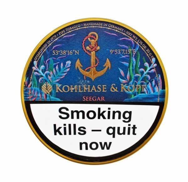 Kohlhase and Kopp Caribbean Blue Seegar Pipe Tobacco - 50g Tin