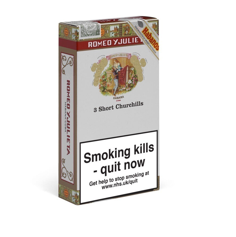 Romeo Y Julieta Short Churchills- Pack of 3 Cigars
