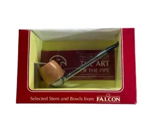 Falcon nickel plated pipe with billiard hunter bowl