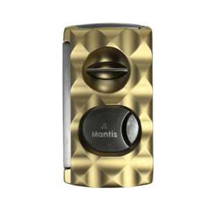 Mantis Universal Cigar Cutter Faceted Gold