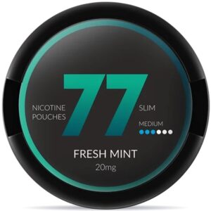 77 Fresh Mint Nicotine Pouches - Medium