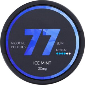 77 Ice Mint Nicotine Pouches - Medium