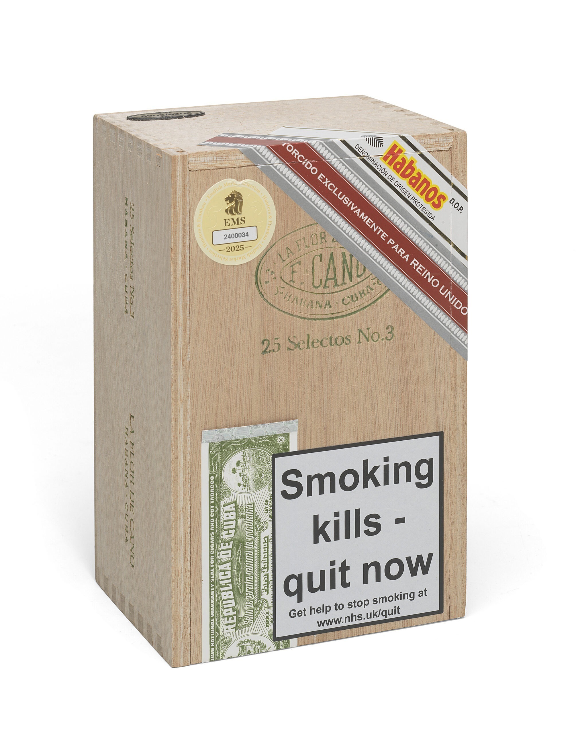 UK Habanos Regional Edition La Flor de Cano Selectos No. 3- Single Cigar - Image 2
