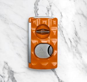 Mantis Universal Cigar Cutter Faceted Orange