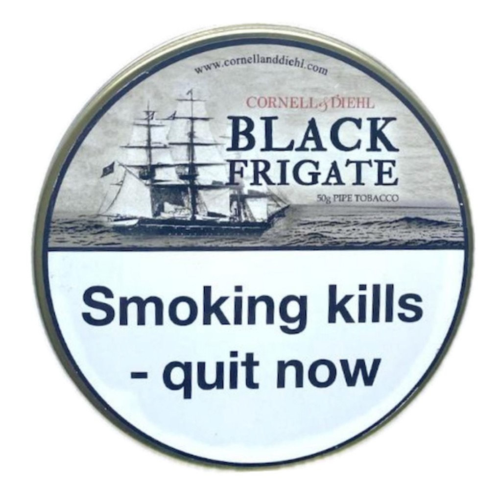 Cornell & Diehl Black Frigate Pipe Tobacco 50g Tin
