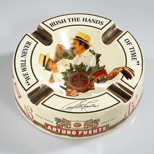 Arturo Fuente Hands of Time Cigar Ashtray- Cream