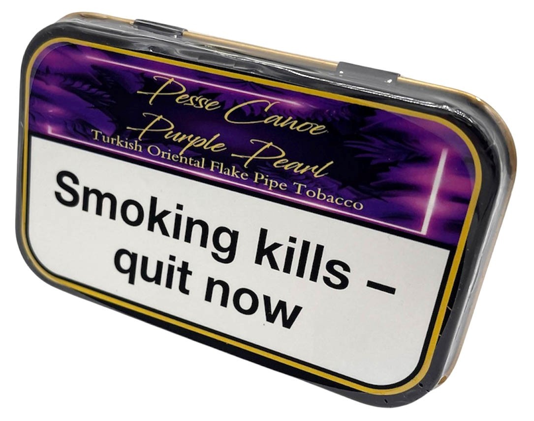 Pesse Canoe Purple (Fruit) Pearl Flake Pipe Tobacco- 50g Tin