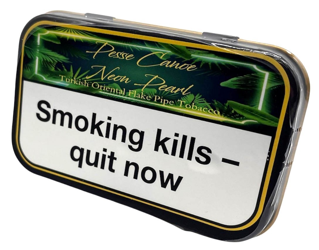Pesse Canoe Neon (Vanilla) Pearl Flake Pipe Tobacco- 50g Tin
