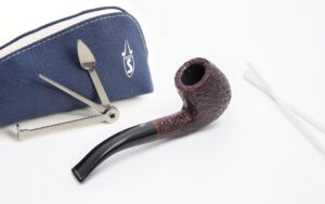SAV197-106 Savinelli One 601 Smooth Rustic Pipe Starter Set