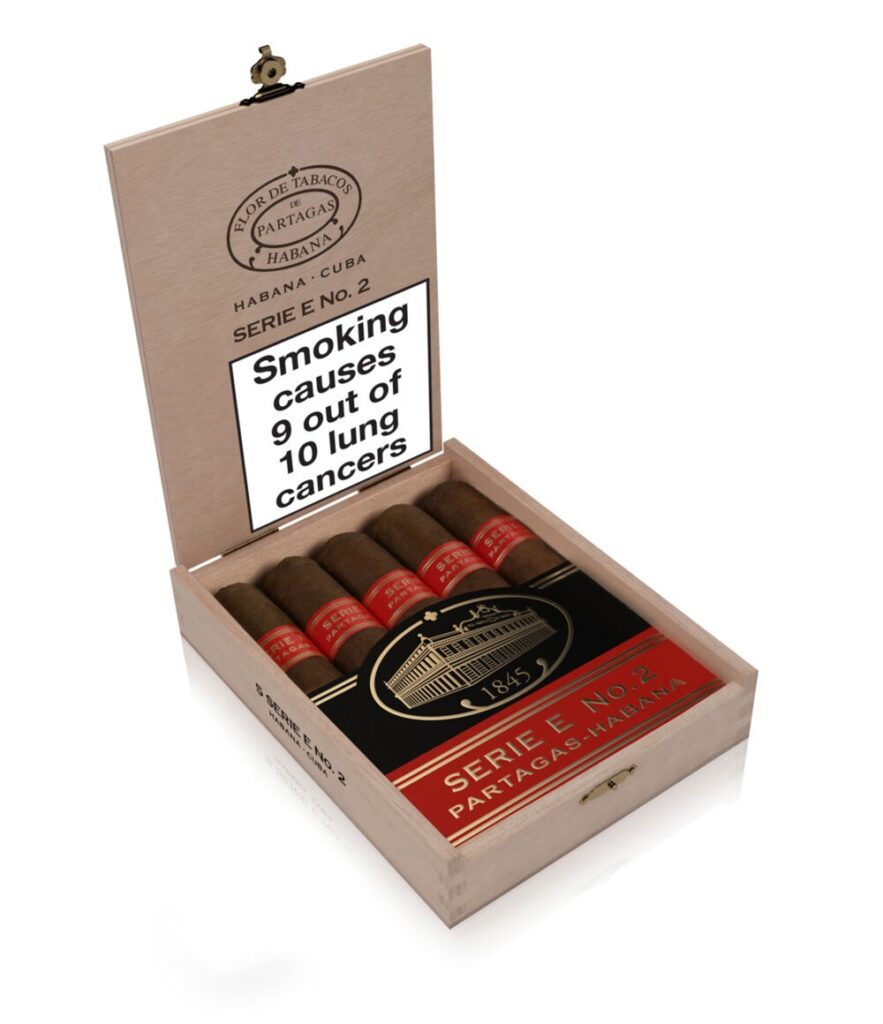 February 2023 Box of Partagas Serie E No. 2 - 5 Cigars | James Barber ...