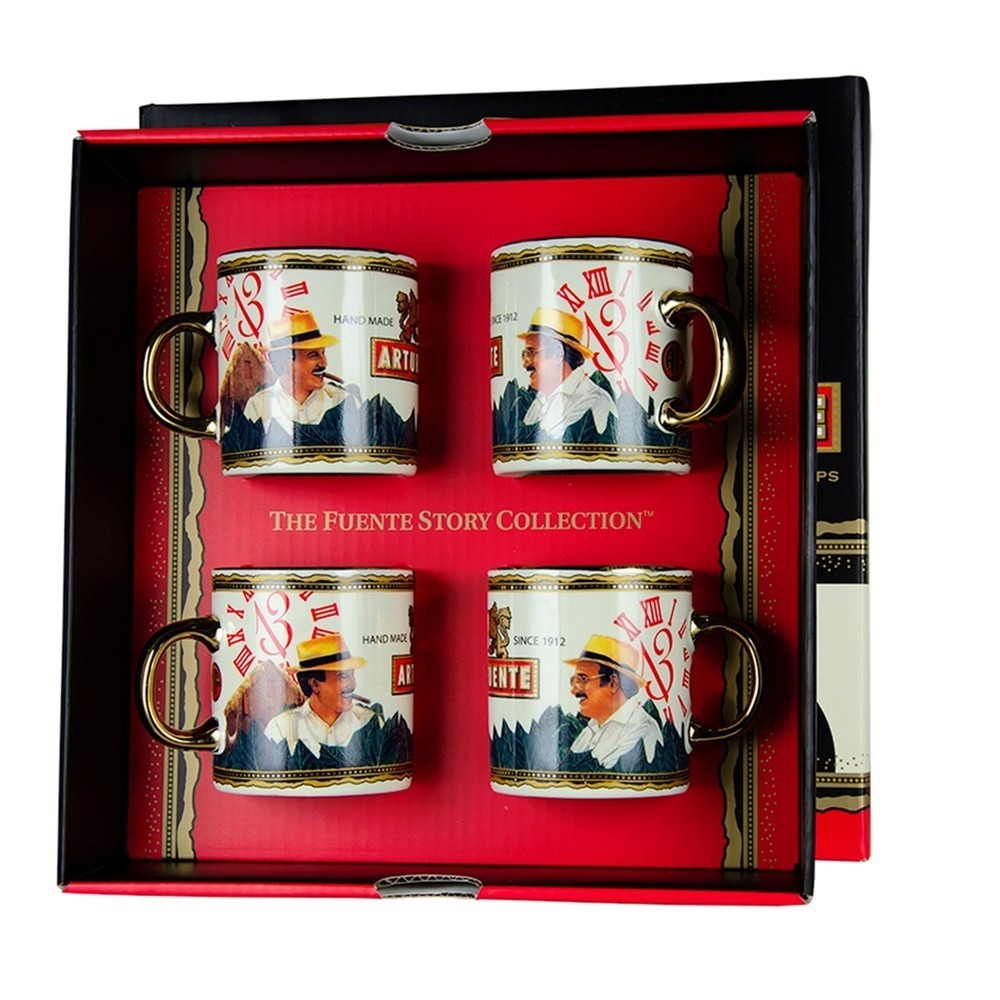 Arturo Fuente Ceramic Espresso Cup Set