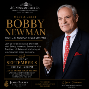 Meet & Greet Mr. Bobby Newman-Sept. 8, 2-5 pm